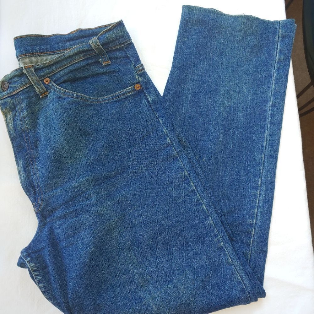 Levis 651 Orange Label VINTAGE Women's Size 34x28 (Tag 34x36) Denim Jeans